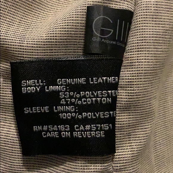 Tan Leather jacket - Picture 6 of 6